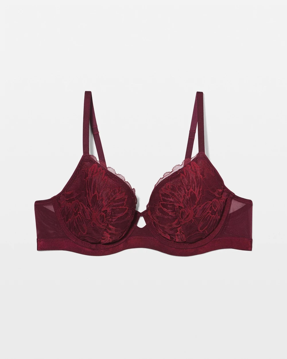 VELVET PLUM Perfect Coverage Bra with Lace