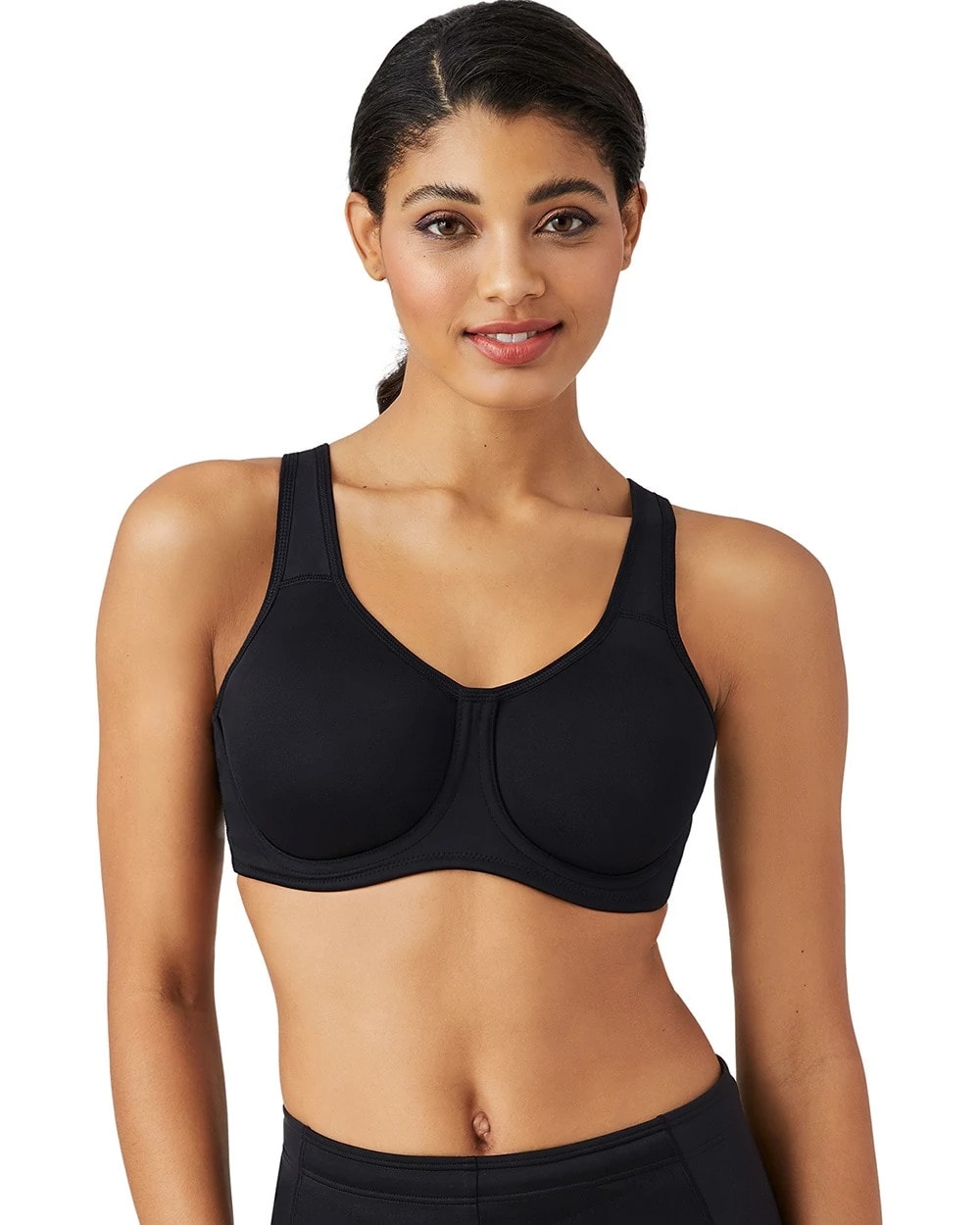 BLACK Underwire High Impact Sports Bra