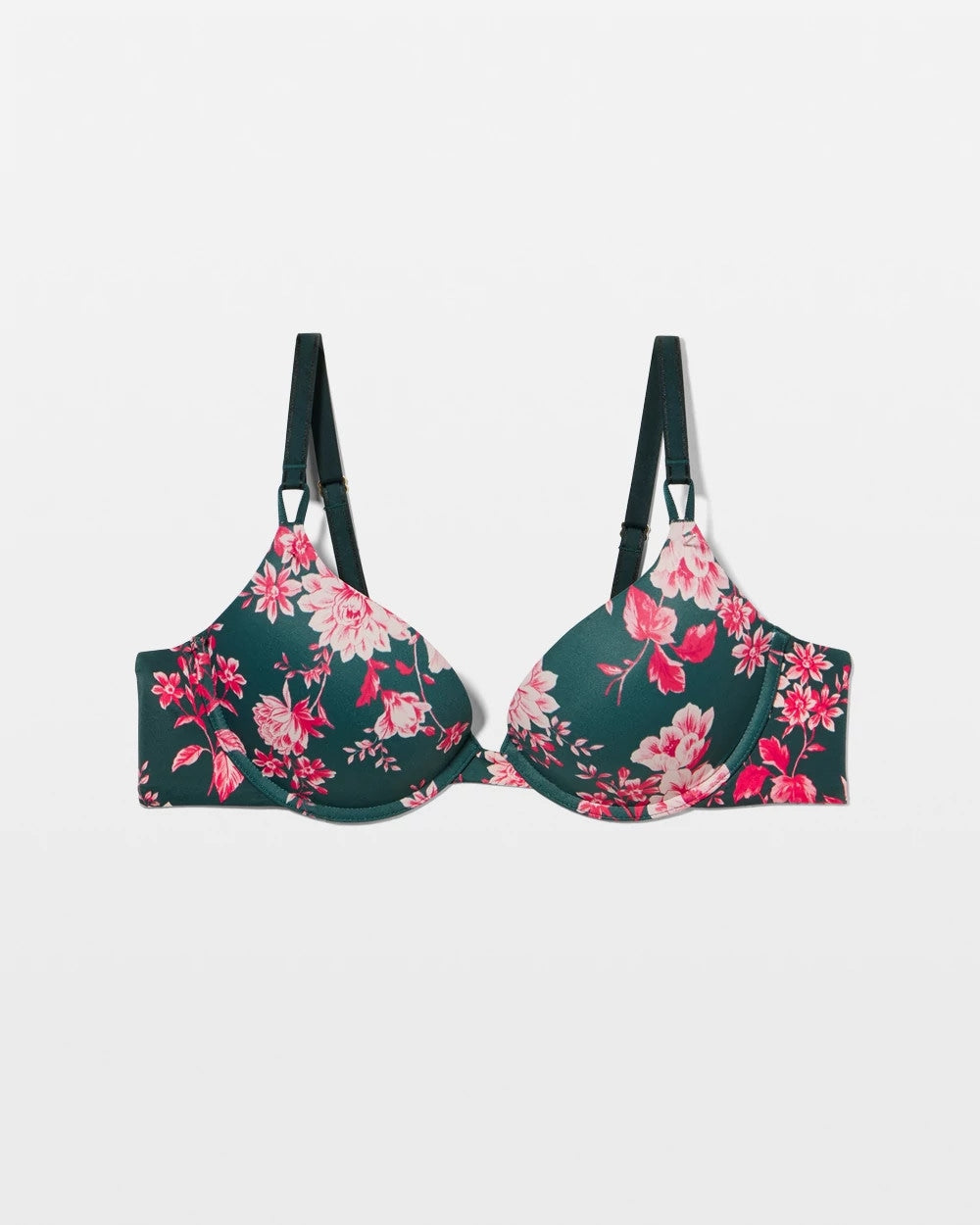 COTTAGE FLORAL MINI GREEN Push-Up Plunge Bra