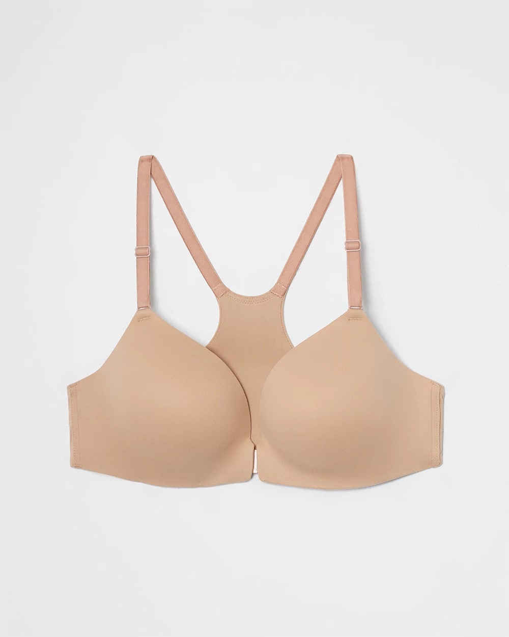WARM AMBER Front-Close Racerback Bra