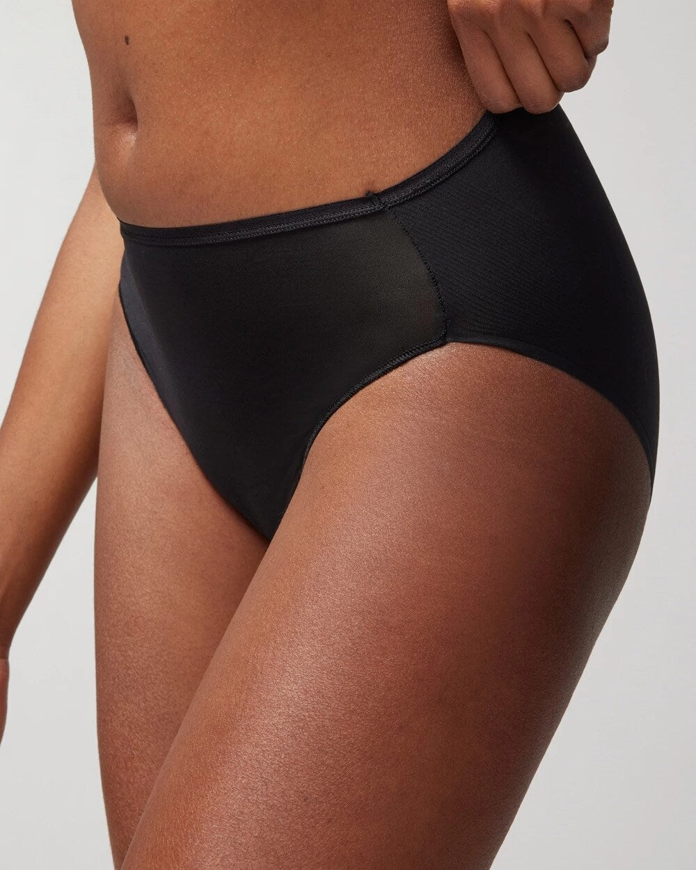 BLACK High-Leg Panty