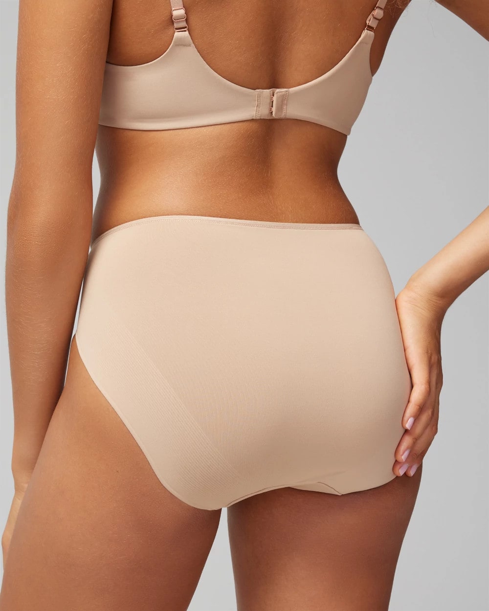 WARM AMBER High-Leg Brief Panty