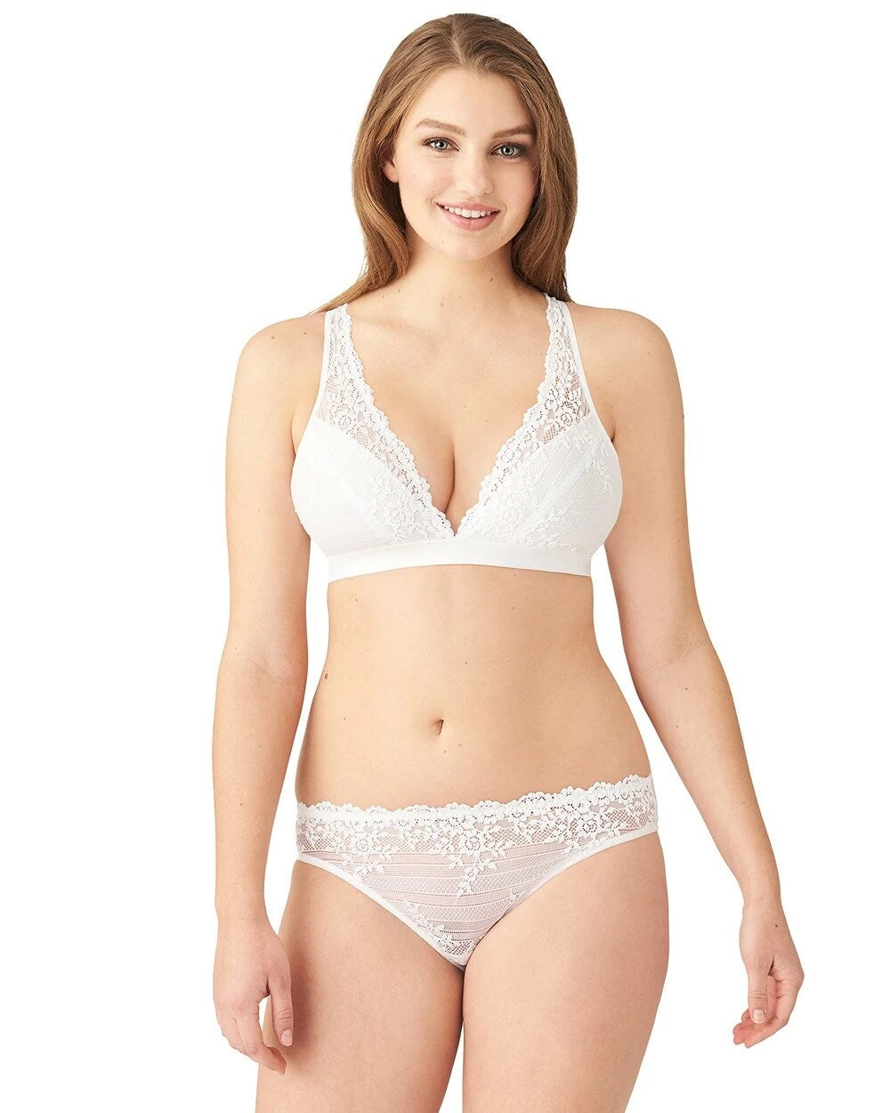 DELICIOUS WHITE Embrace Lace Soft Cup Bra