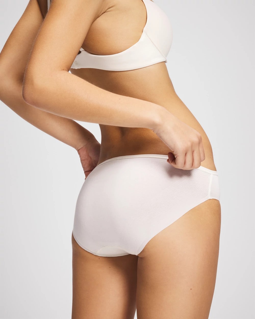 IVORY Cotton Hipster Panty