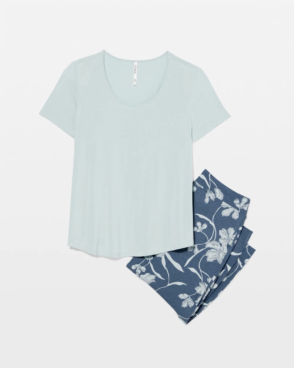 REFLECTION BLOOMS TAP Short Sleeve + Pant Pajama Set