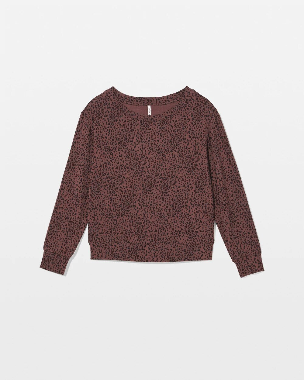 HOT SPOT MOCHA Long-Sleeve Pajama Top