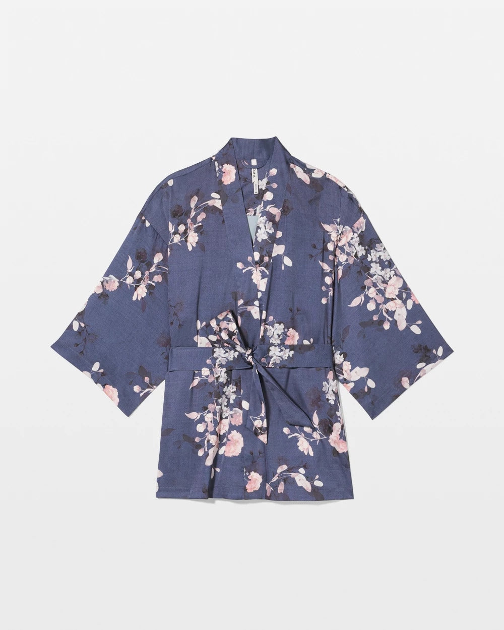FLORAL DREAMS GRAY Short Robe