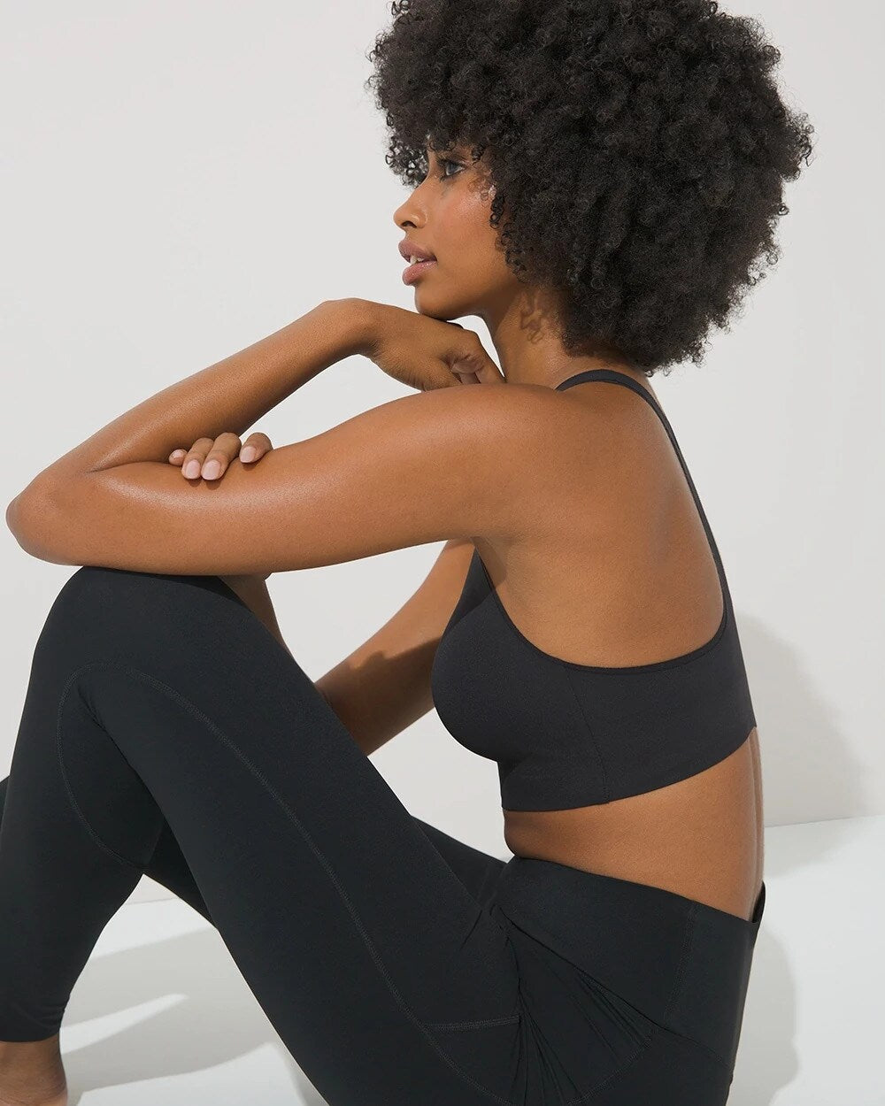 BLACK Racerback Bra