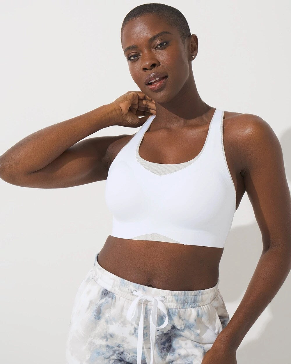 OPTIC WHITE Racerback Bra