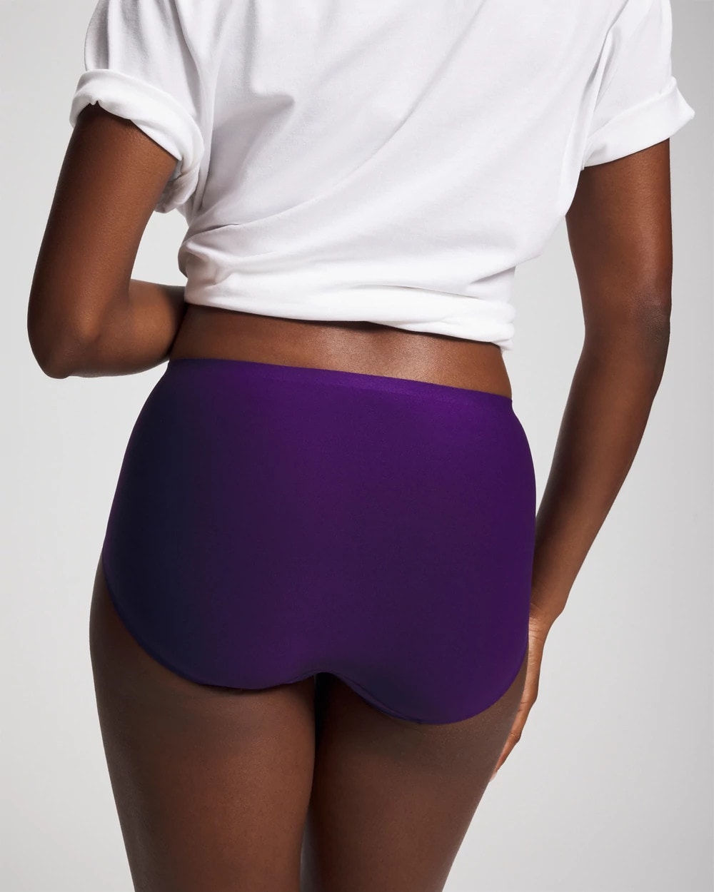MAJESTIC PURPLE Soft Stretch Modern Brief Panty