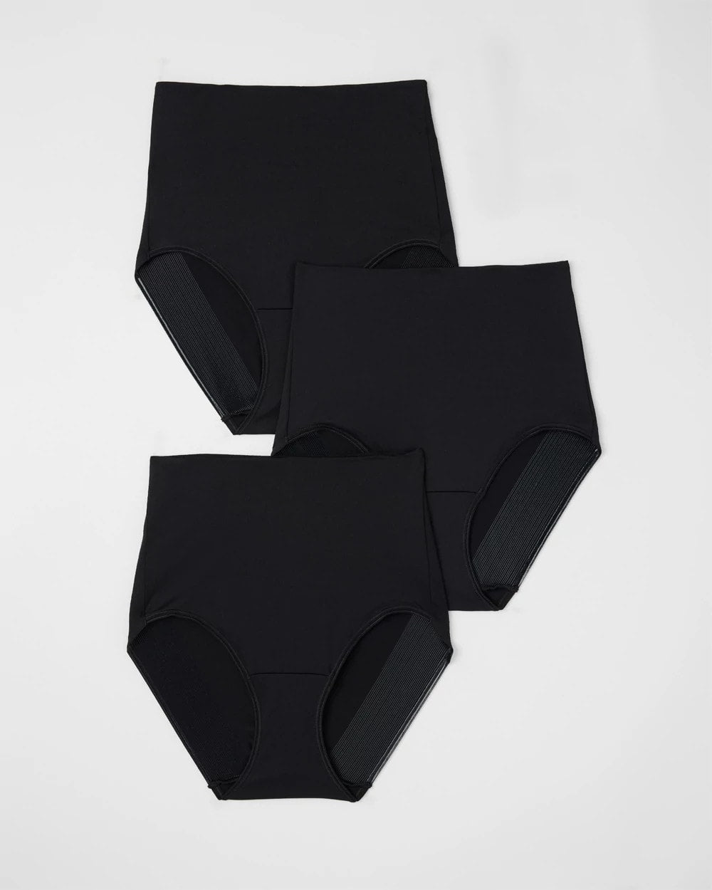 BLACK MULTI PACK Tummy High-Waist Brief Panty 3 Pack