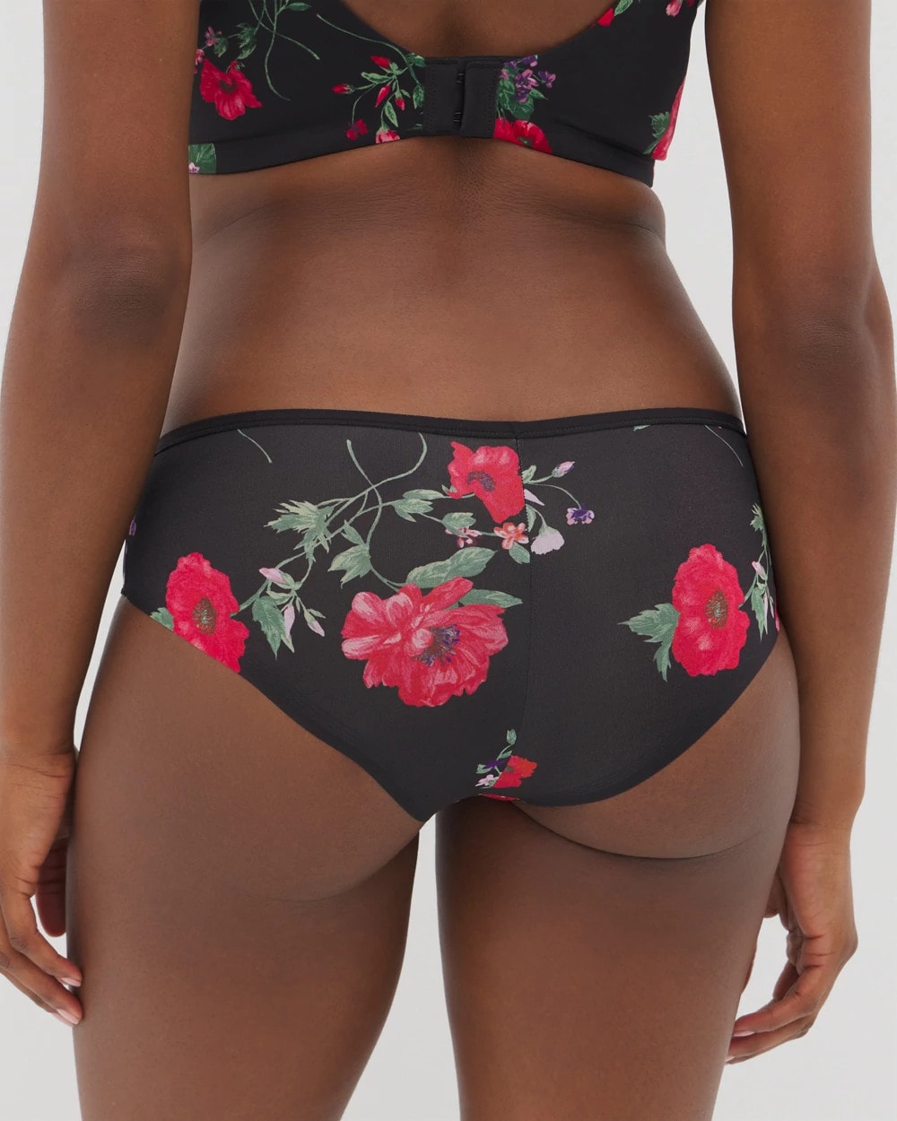 RHAPSODY FLORA MINI BLACK Cheeky Hipster Panty