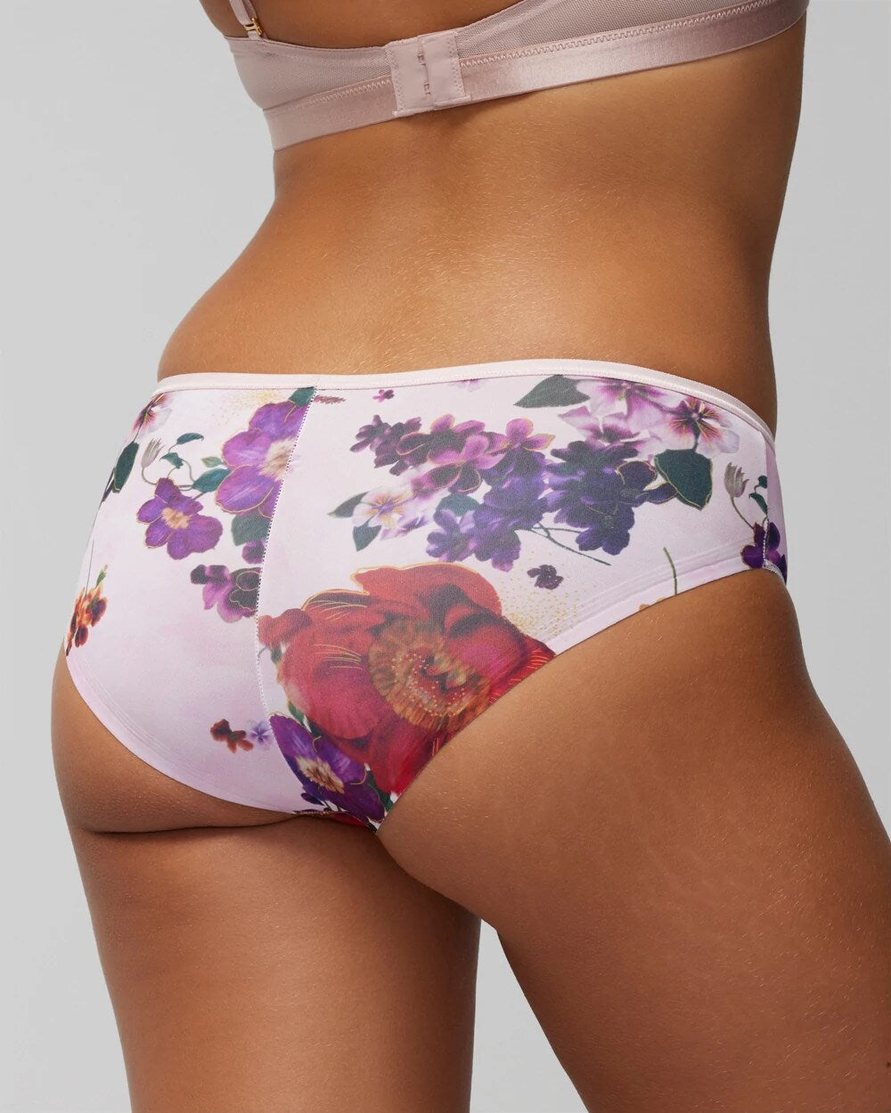 DRAMA BLOOMS MINI PINK Cheeky Hipster Panty