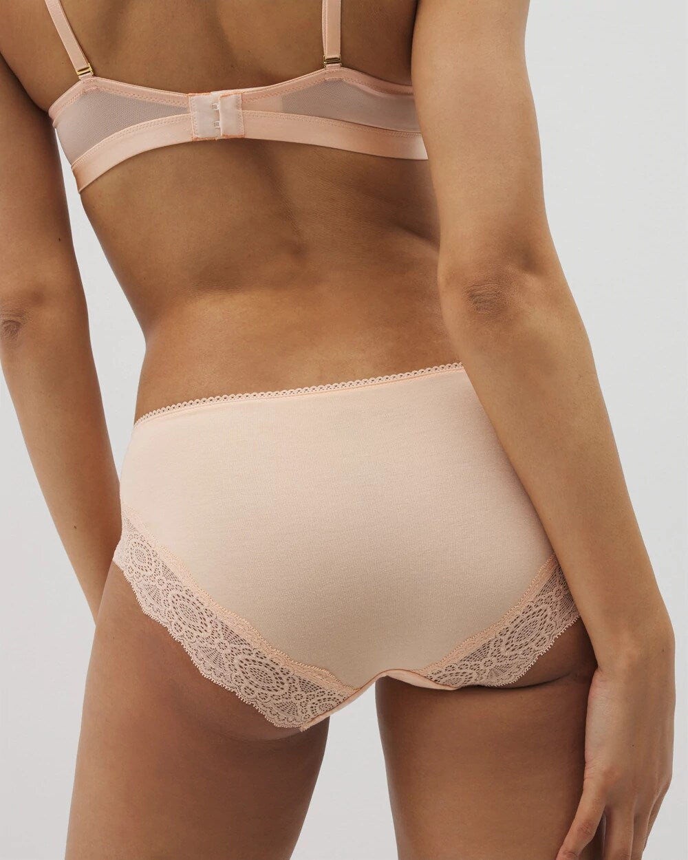 PEACH PARFAIT Embraceable Hipster Panty Crochet Lace