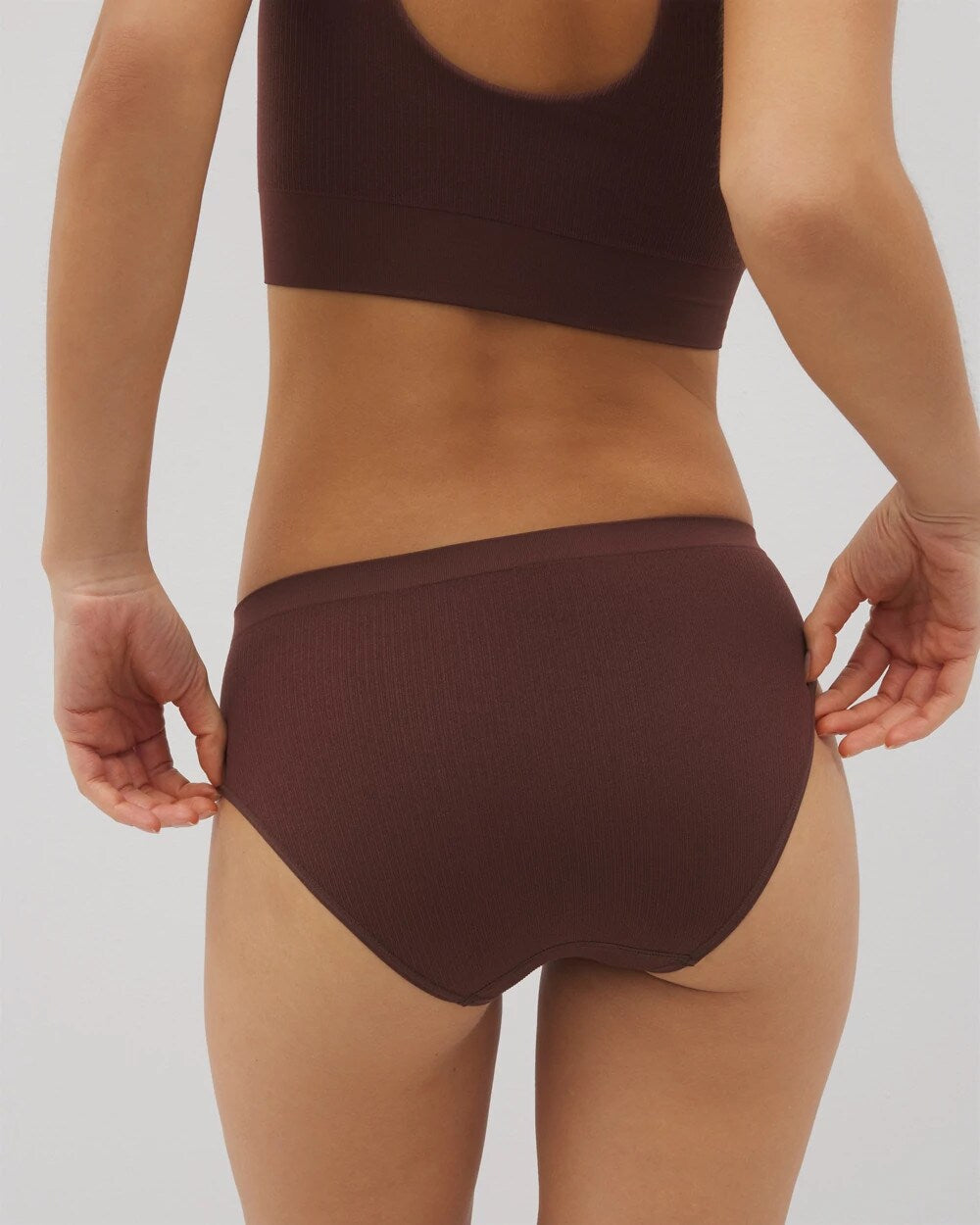MOCHA Seamless Rib Hipster Panty
