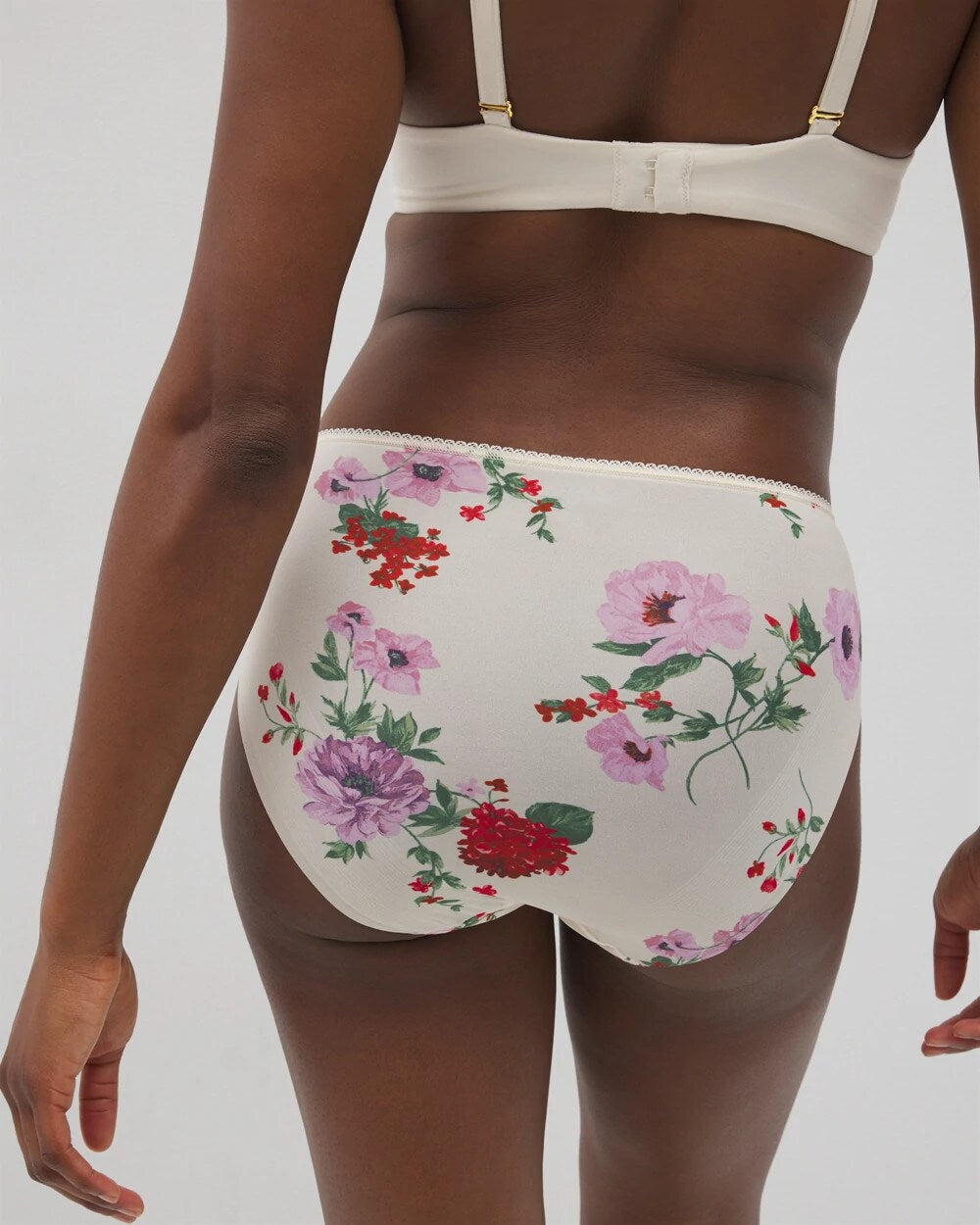 RHAPSODY FLORA M SUGAR Edge High-Leg Panty with Lace