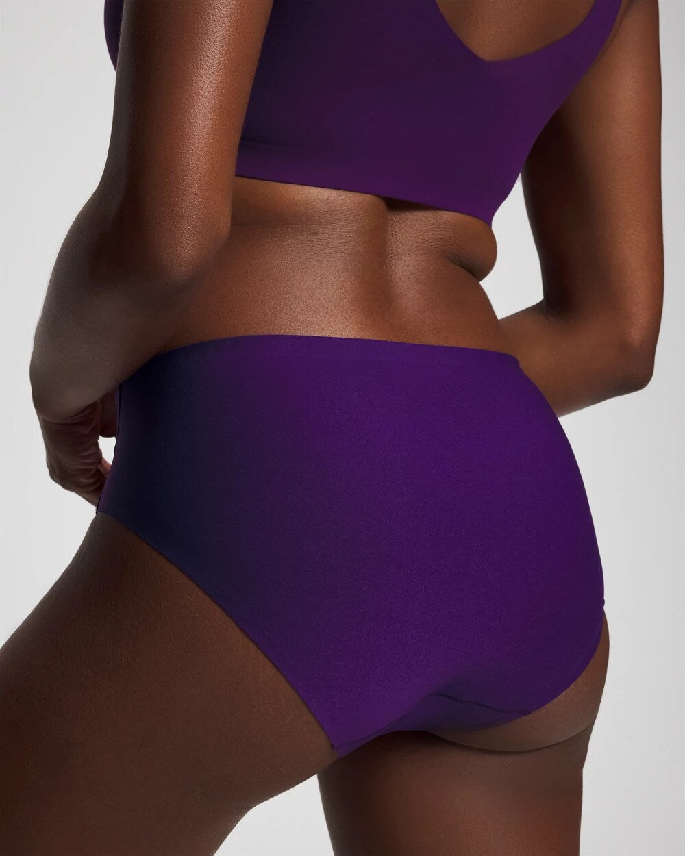 MAJESTIC PURPLE Soft Stretch High Leg Panty