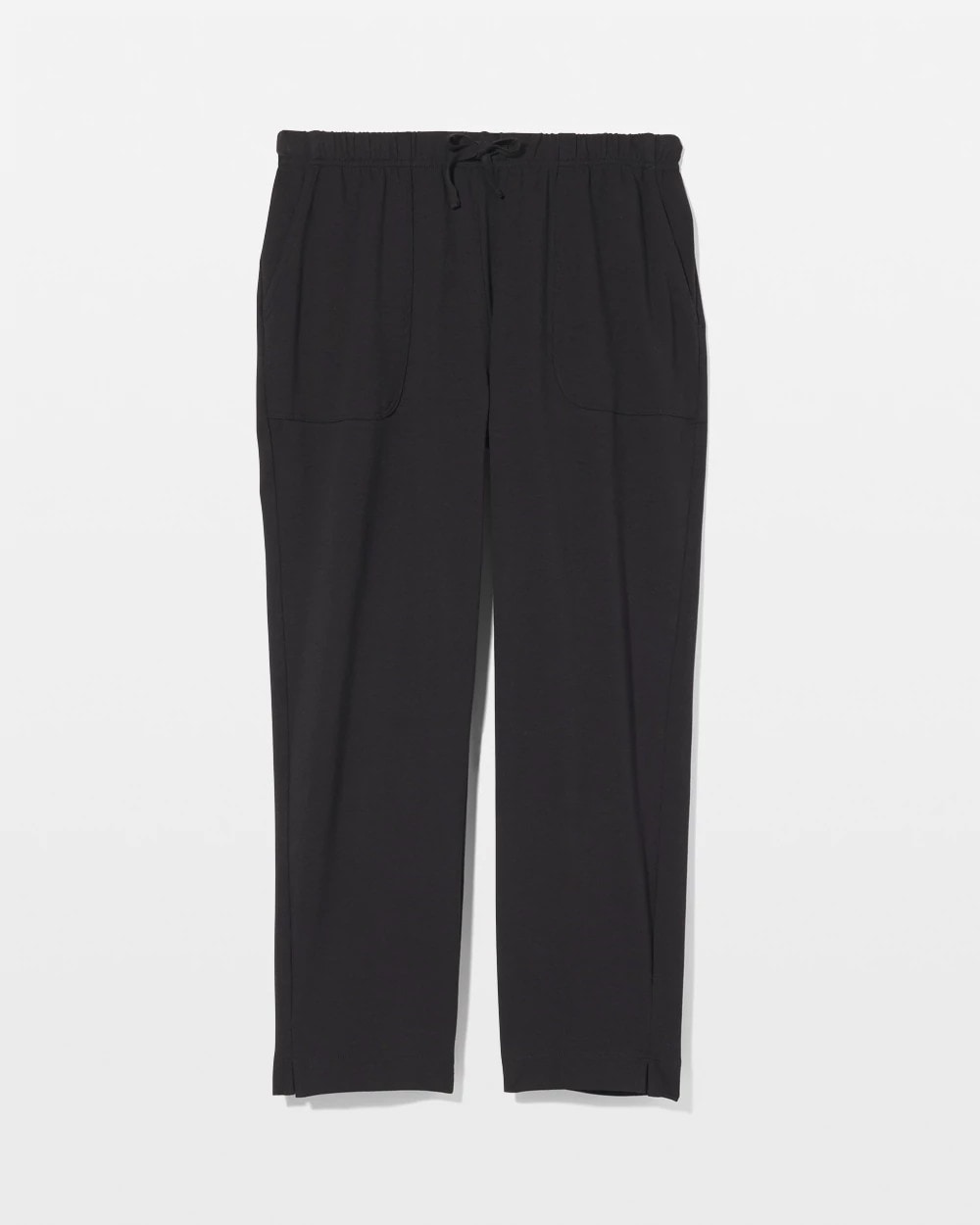 BLACK Crop Pajama Pants