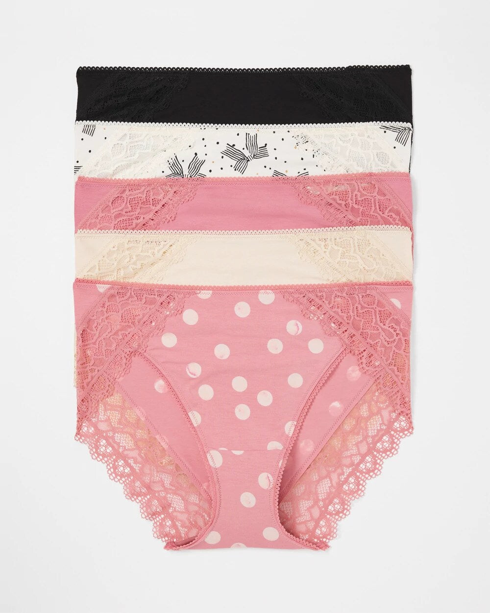 THATS A WRAP MULTI PACK Lace High-Leg 5 Pack