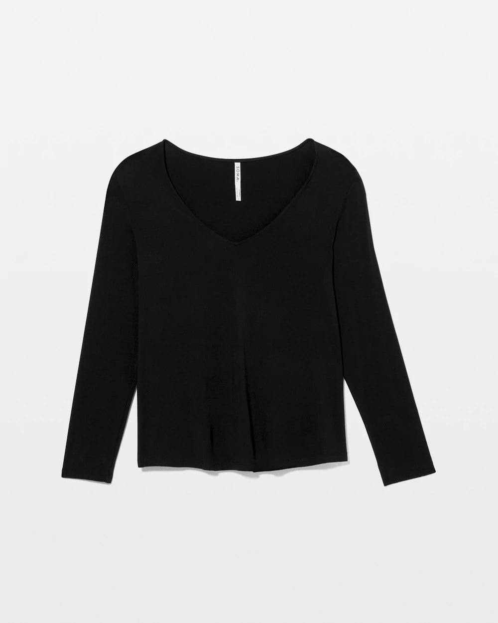 BLACK Long-Sleeve Pajama Top