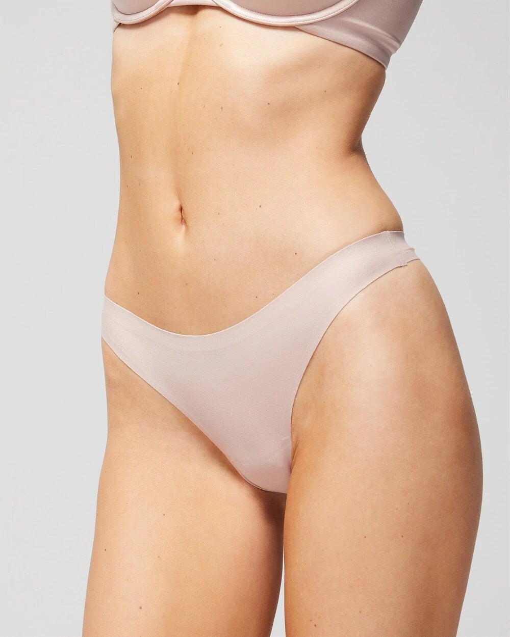 ADOBE ROSE Soft Stretch Thong Panty