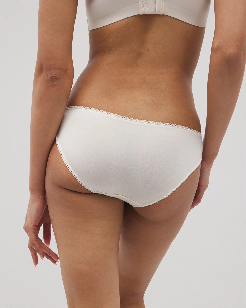 IVORY Bikini Panty with Lace