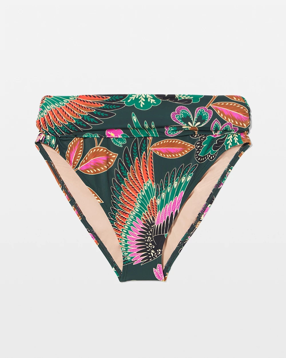 PARROT-ISE LUSH EMERALD Covertible Bikini Bottom