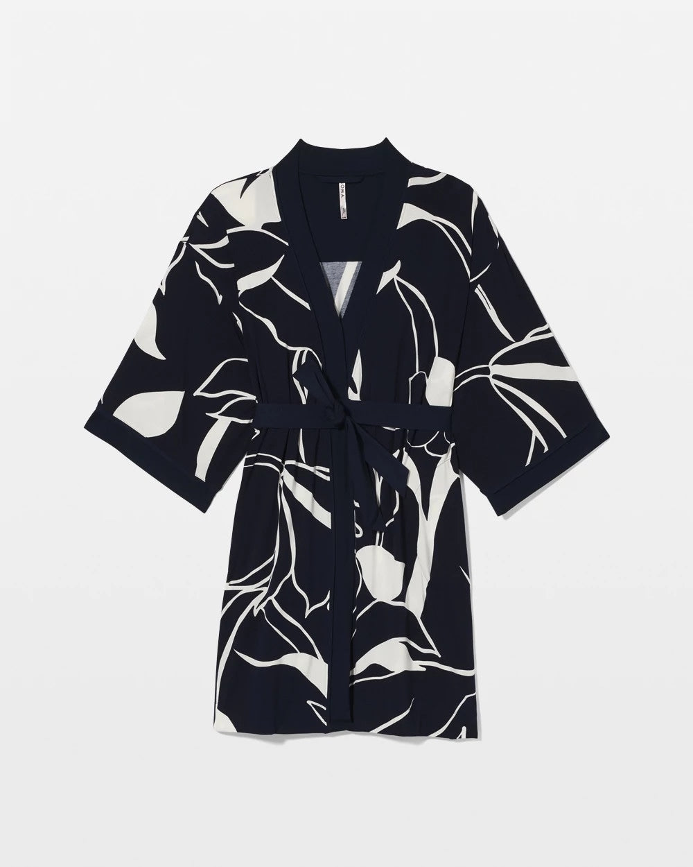 NOUVEAU FLORA NAVY Short Robe