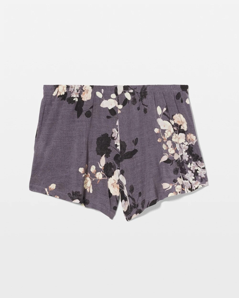 FLORAL DREAMS GRAY Relaxed Pajama Short