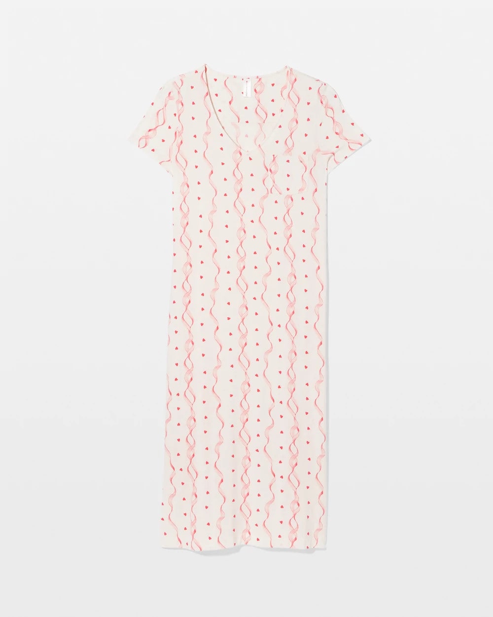 COQUETTE VALENTINE CHAMP Short Sleeve Long Sleepshirt
