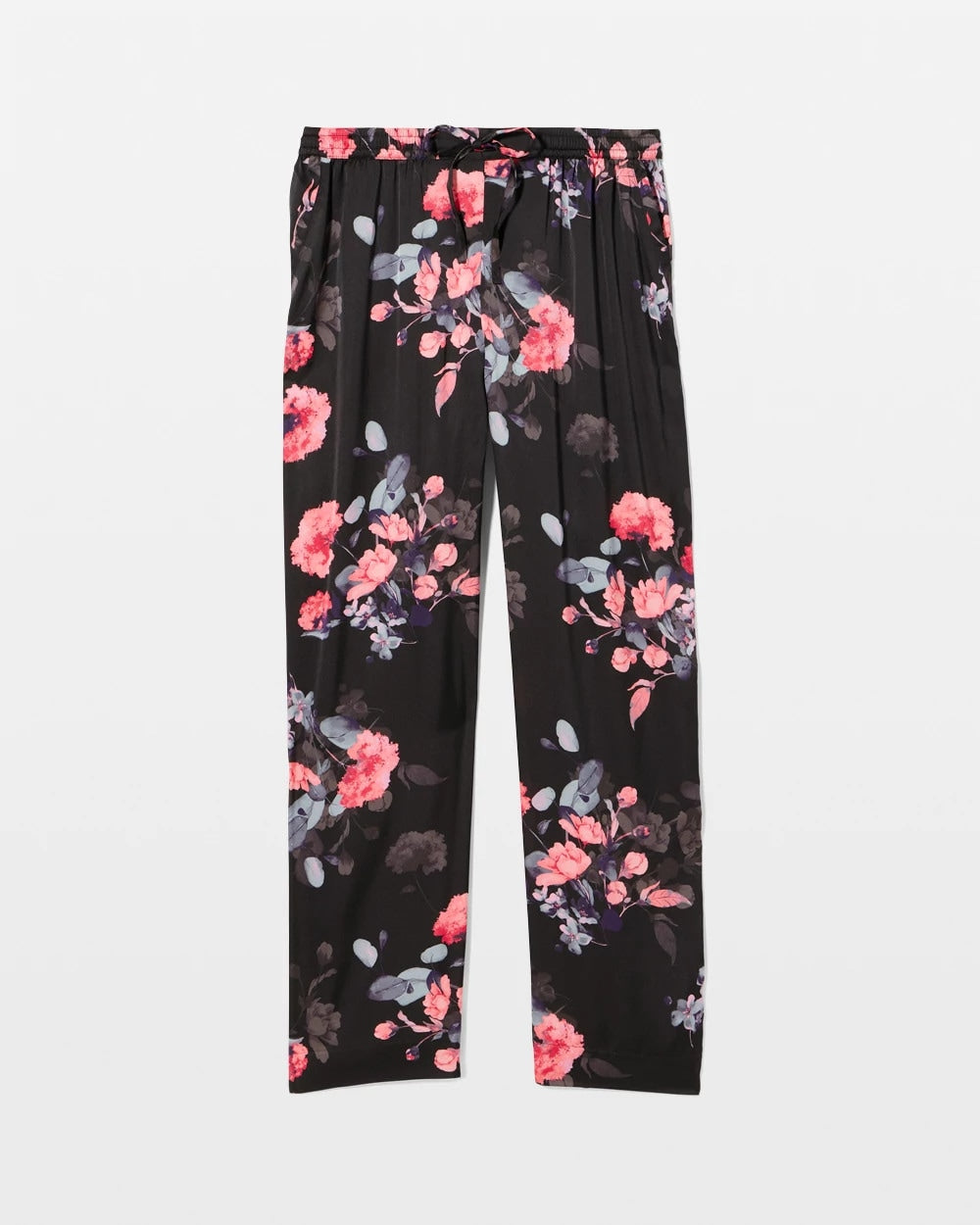 FLORAL DREAMS GRAND BLACK Pajama Pants