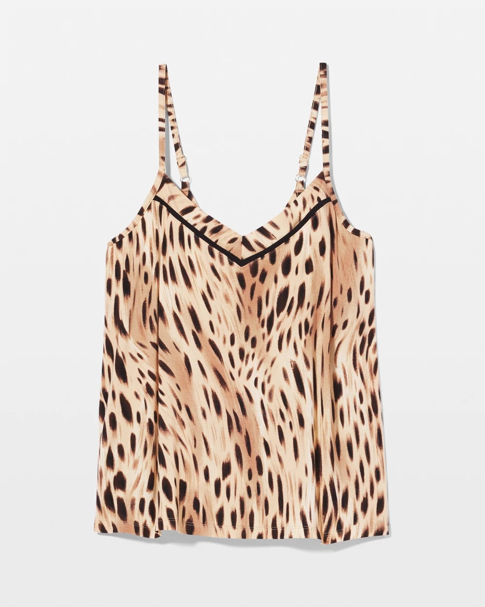 SPLENDID LEOPARD AMBER Piped Pajama Cami