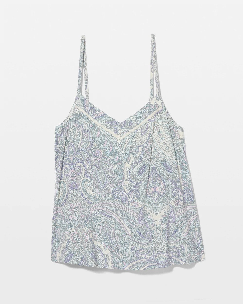 GLOBAL PAISLEY GRAND C Piped Pajama Cami