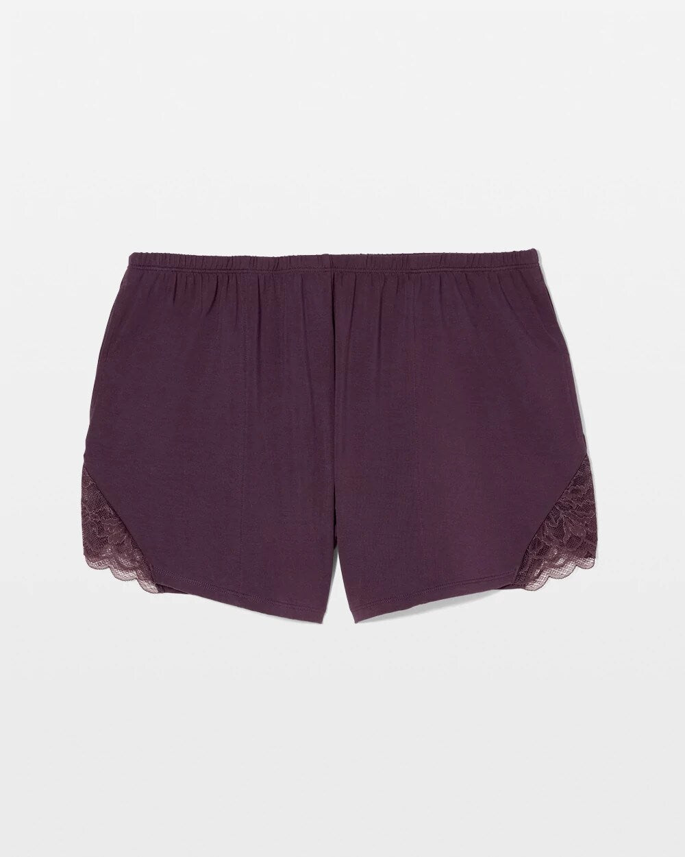 PLUM PERFECT Lace Trim Pajama Short