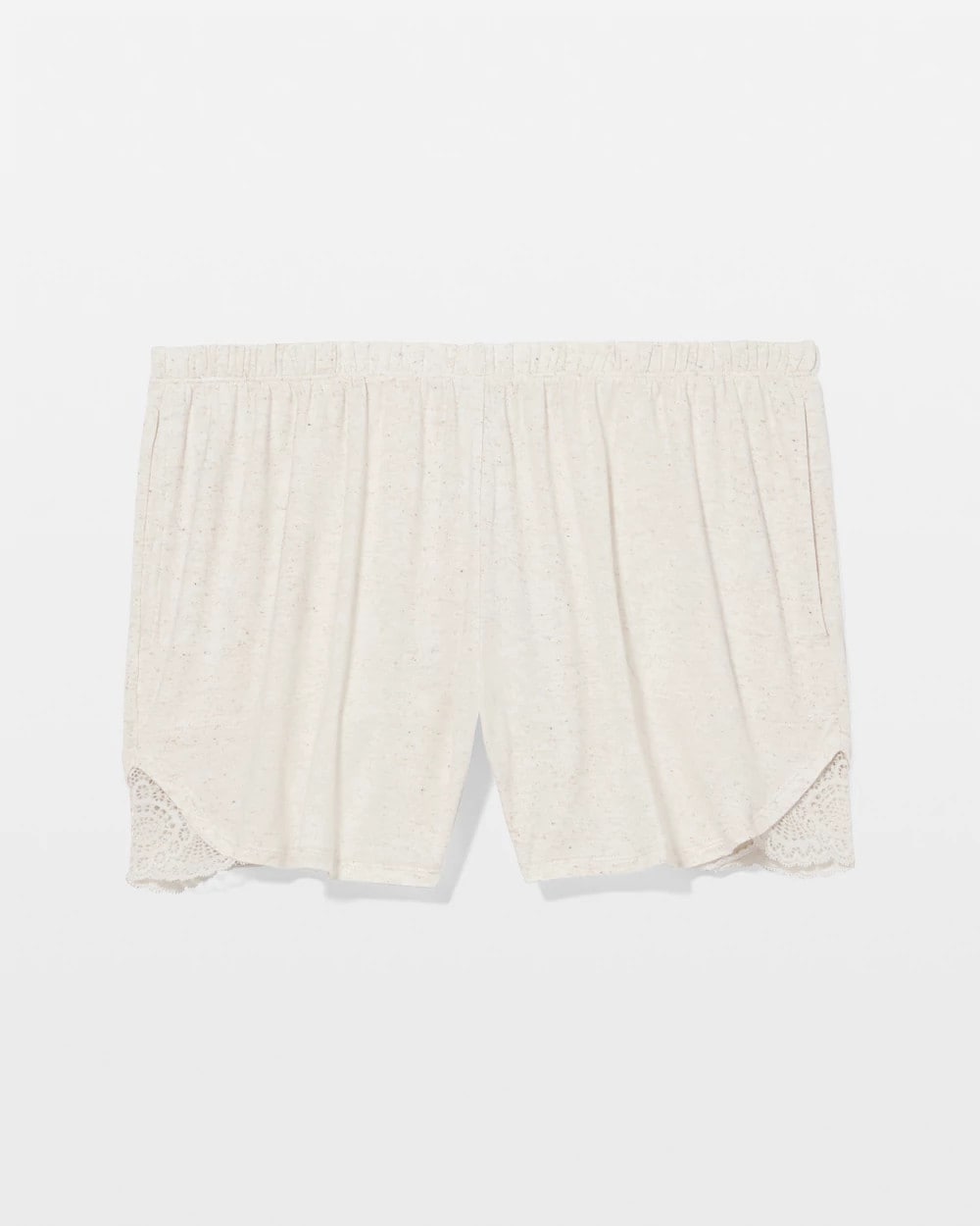 IVORY SLUB Slub Pajama Short