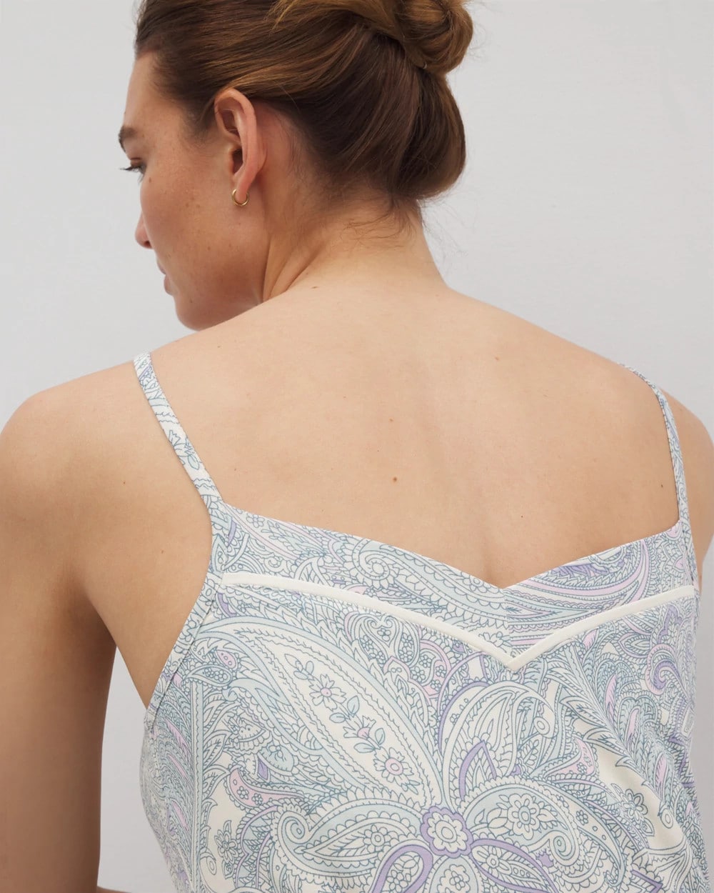 GLOBAL PAISLEY GRAND C Chemise with Piping