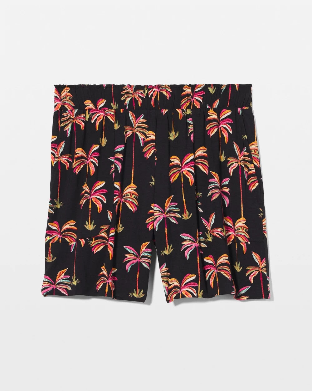 SHAKE YOUR PALM PALMS BLK Long Pajama Shorts