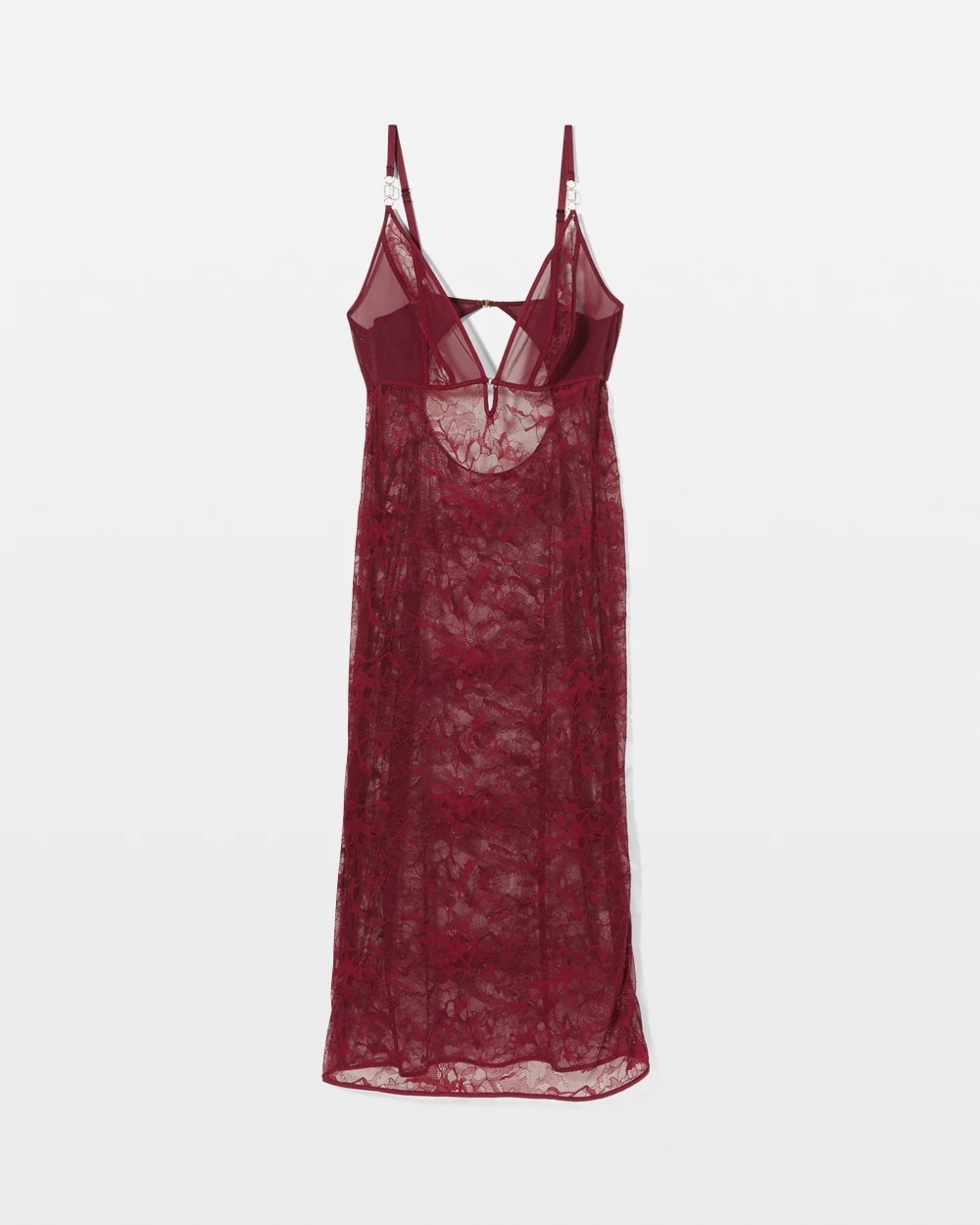 RED VELVET Lace Gown