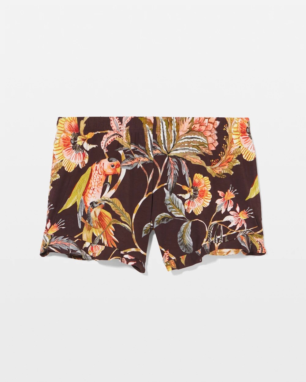 PARROT-DISO PLUME G PLUM Ruffle Pajama Shorts