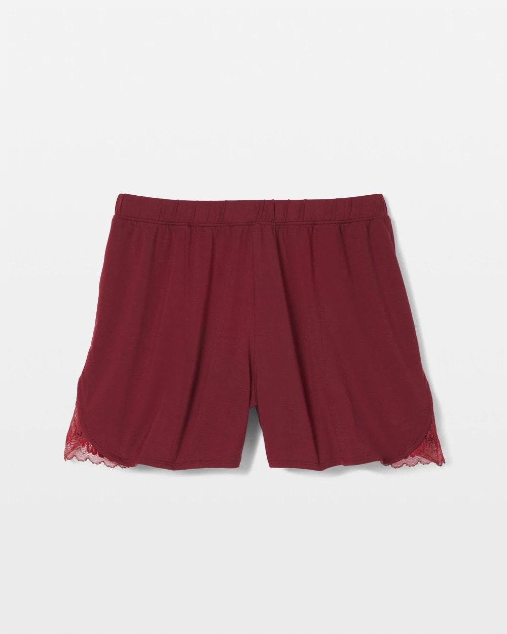 VERMILLION Lace Trim Pajama Shorts