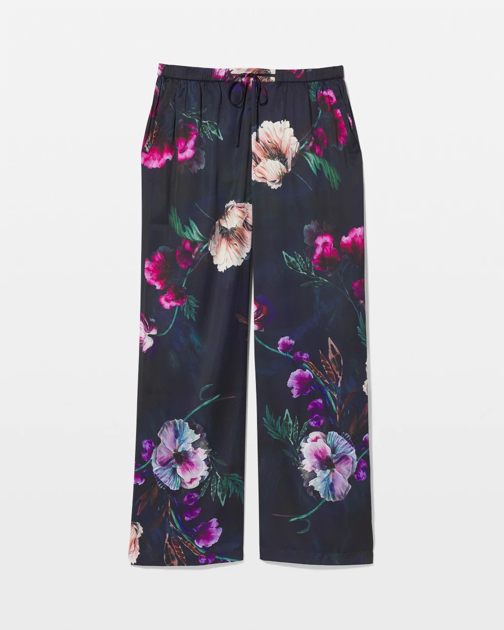 FLEUR EVER DRAMA NAVY Printed Pajama Pants