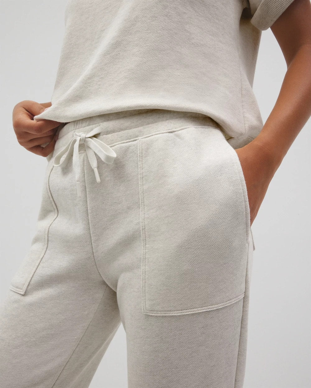 HEATHER CRYSTAL Cropped Pants