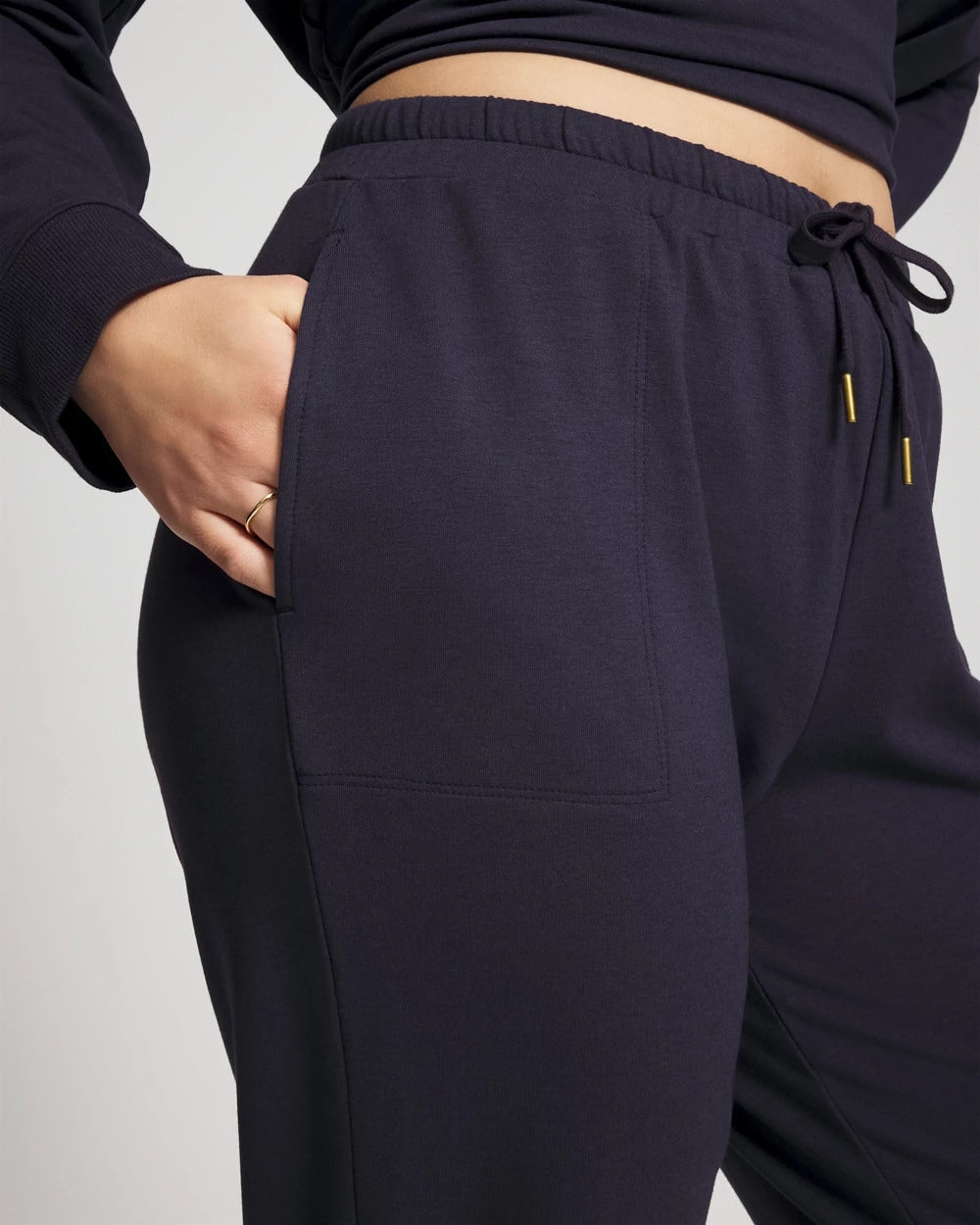 DEEP INDIGO Essential Terry Jogger