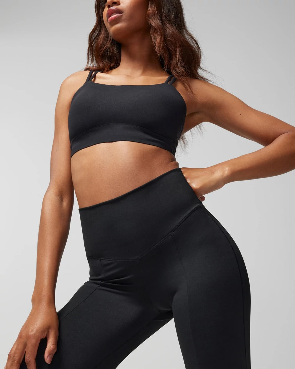 BLACK 24/7 High-Waist Mini Flare Leggings
