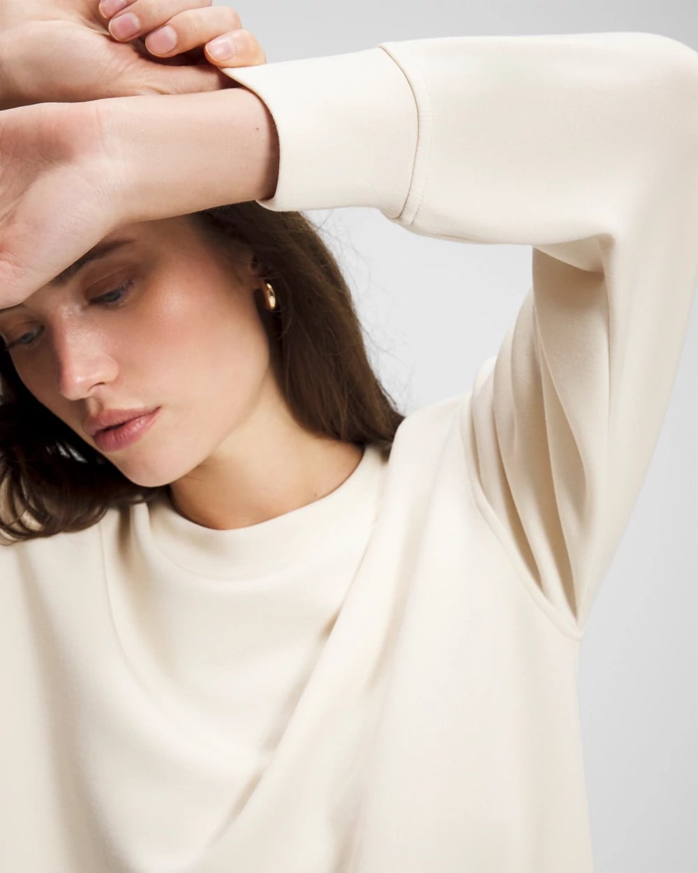 PARCHMENT Modern Modal Crewneck Sweatshirt
