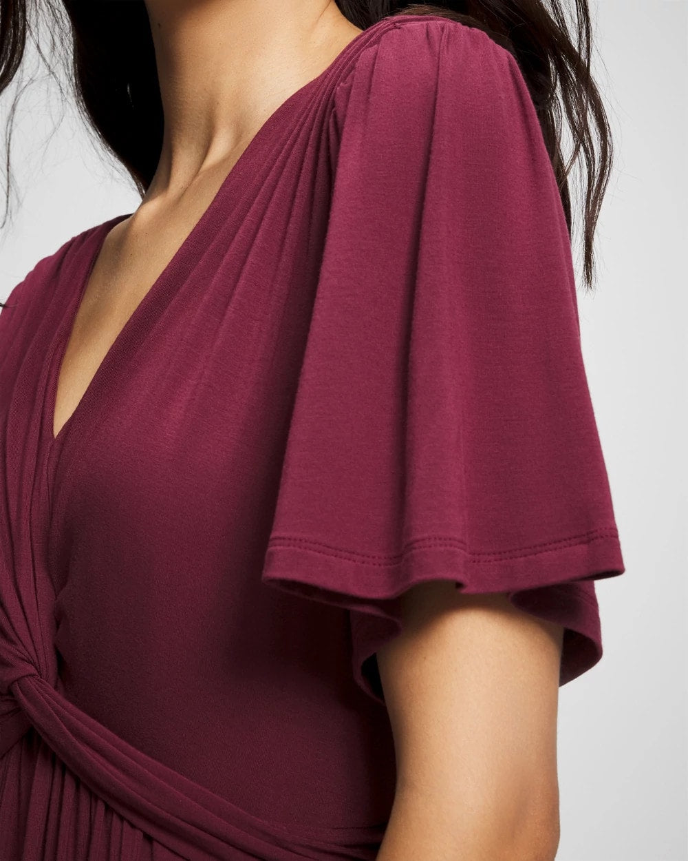 VELVET PLUM Pamilla Midi Bra Dress
