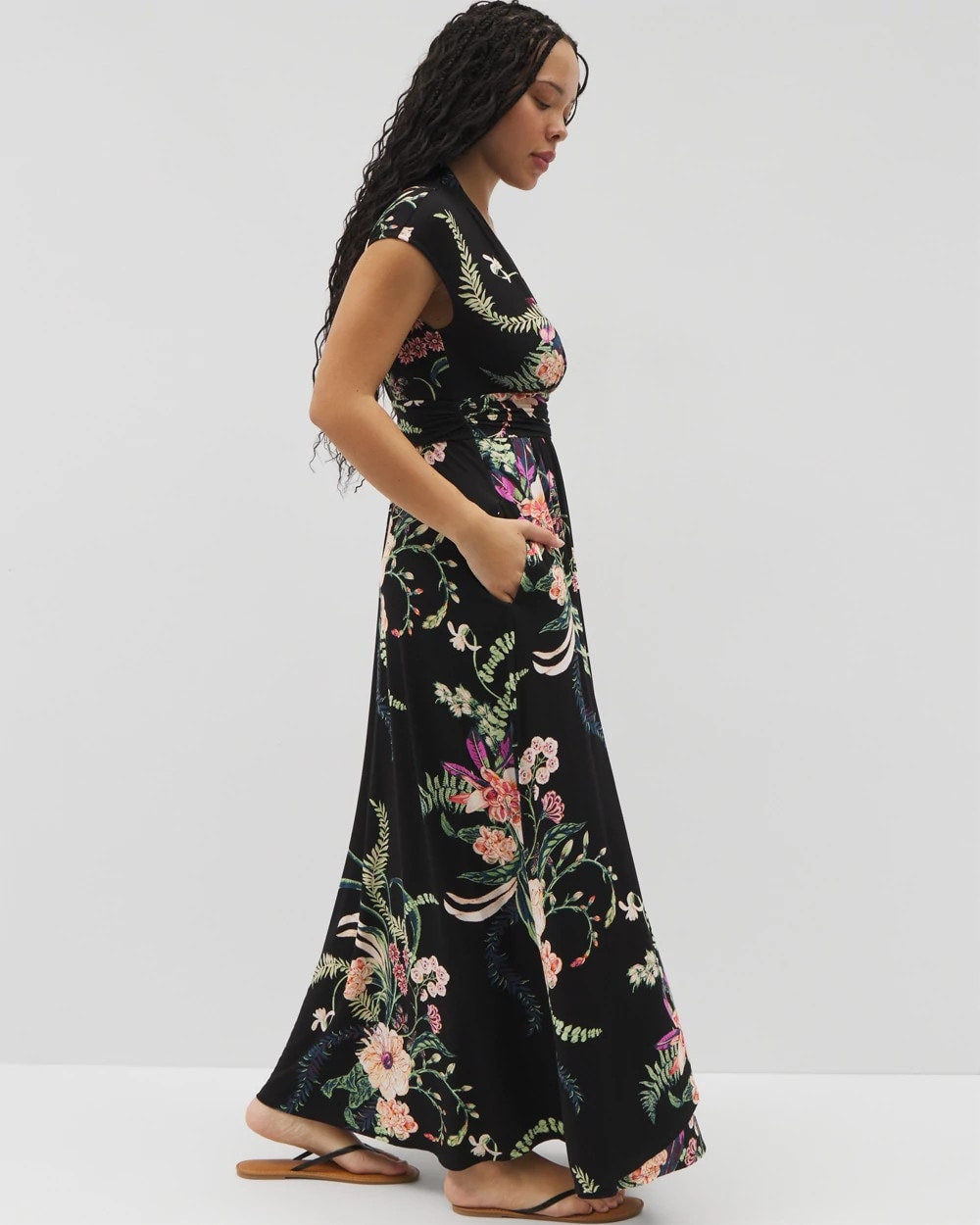 PARADISE PLUMES DRAMA G B Serenity Maxi Bra Dress