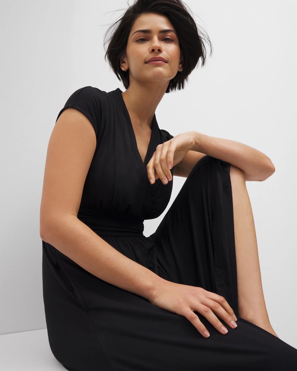 BLACK Serenity Maxi Bra Dress