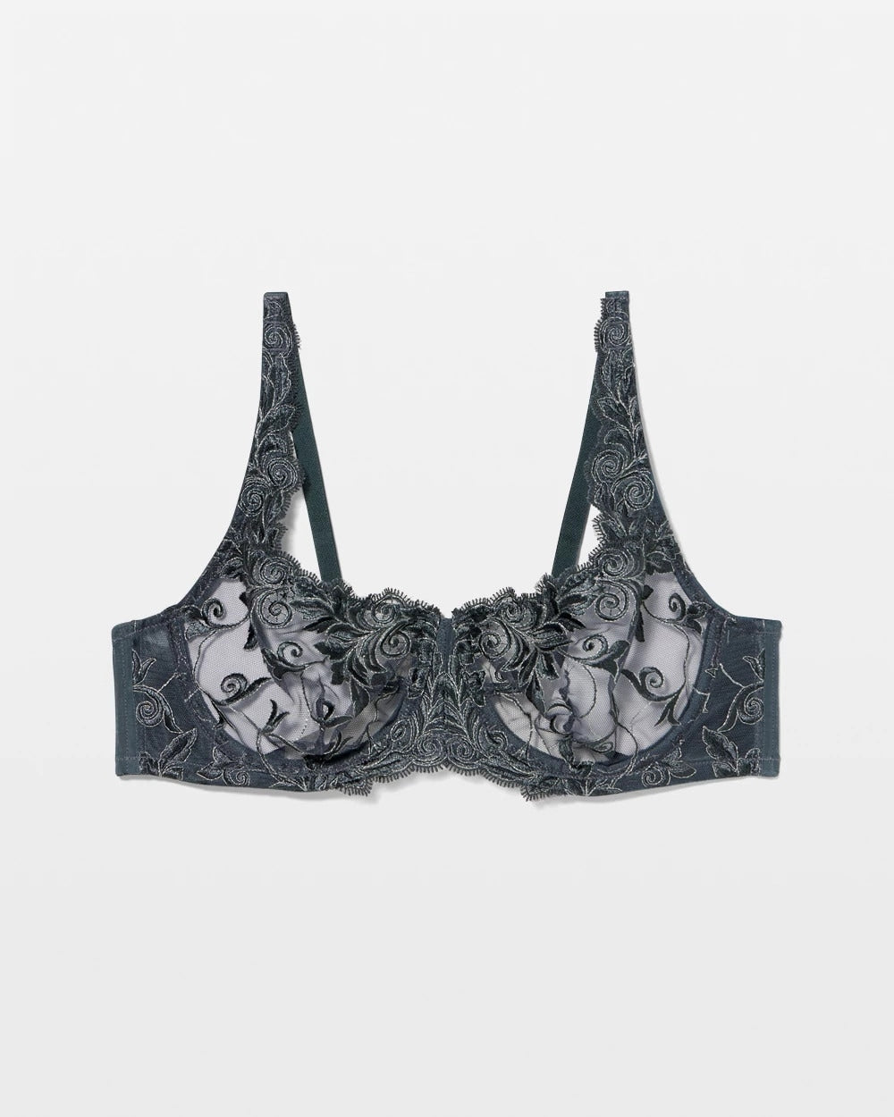 PETROL W GREEN MIST Unlined Bra