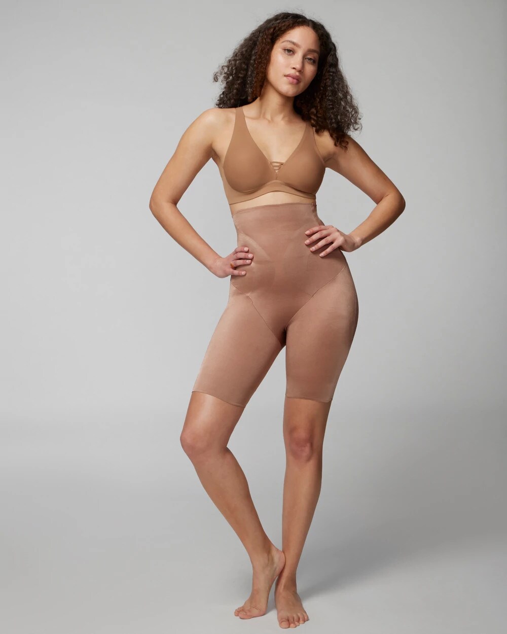 WARM SIENNA Mid-Level Shaping Vanishing Edge High-Waist Thigh Slimmer